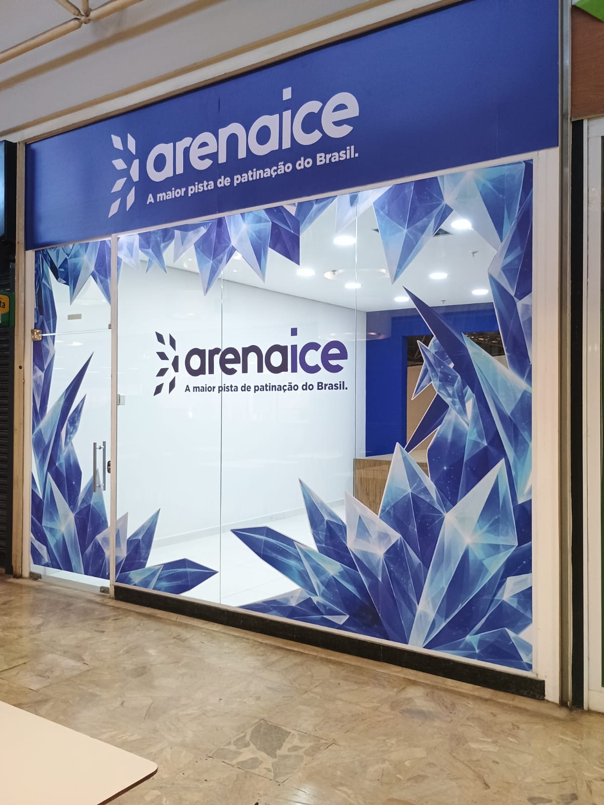 Fachada da Arena Ice em São Paulo